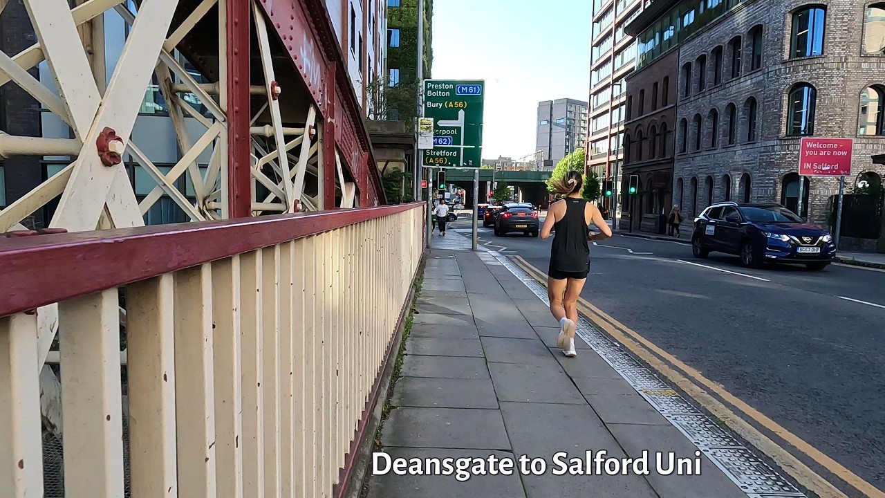 Deansgate to Salford University Walking Tour | Manchester's Tallest Towers to Campus Life