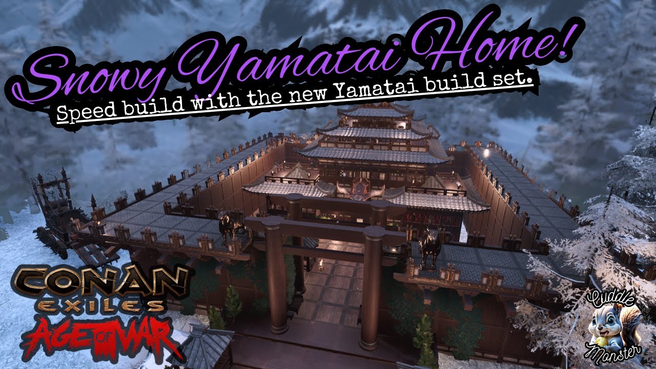 Snowy Yamatai Build - Conan Exiles - No Mods