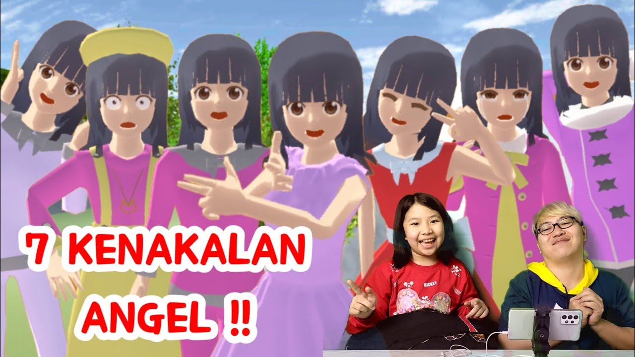 7 KENAKALAN ANGEL !! | Drama sakura school simulator | SSS