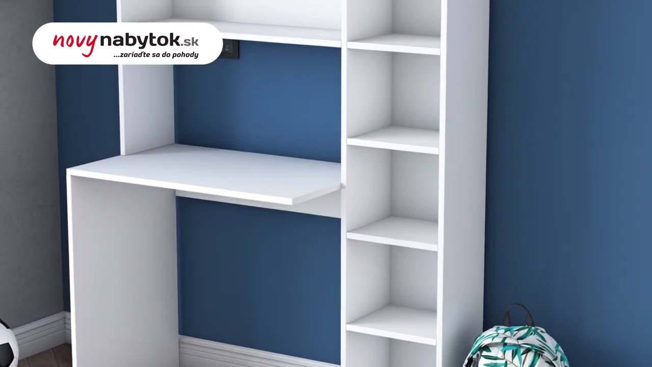 PC stolík Haiti 104 (Biela) - Novynabytok.sk