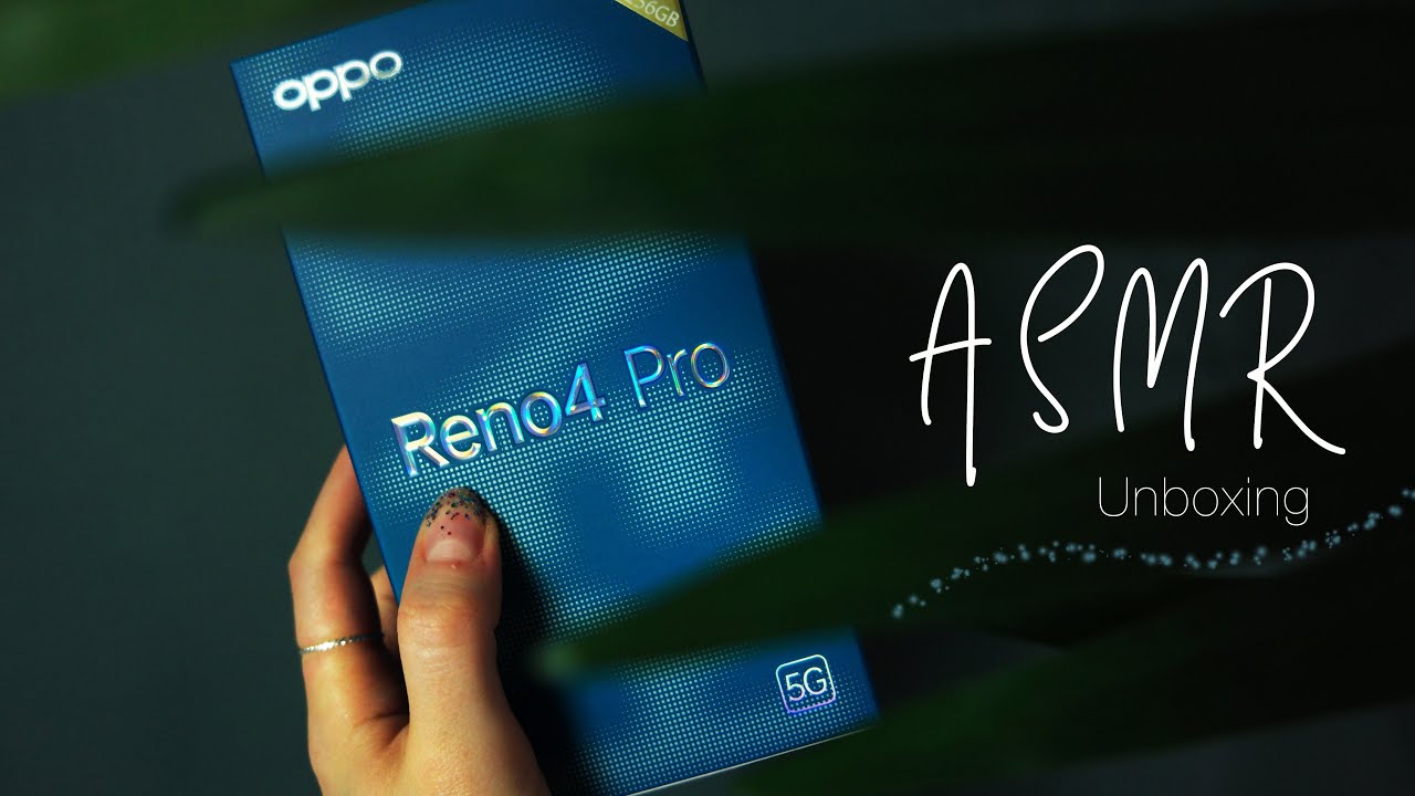 [ASMR] Unboxing OPPO Reno4 Pro – tech tingles, whispering, tapping