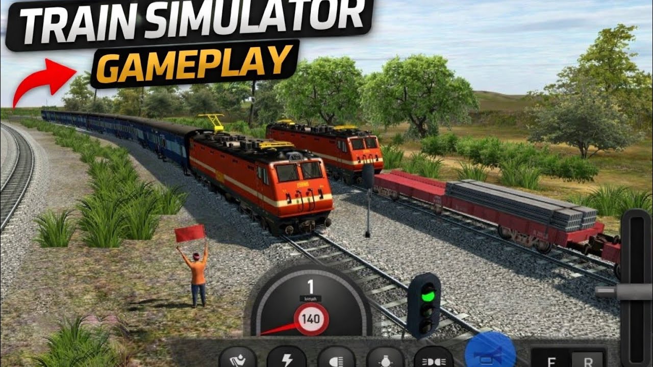 Indian Train Simulator.....|| Track Maintenance...