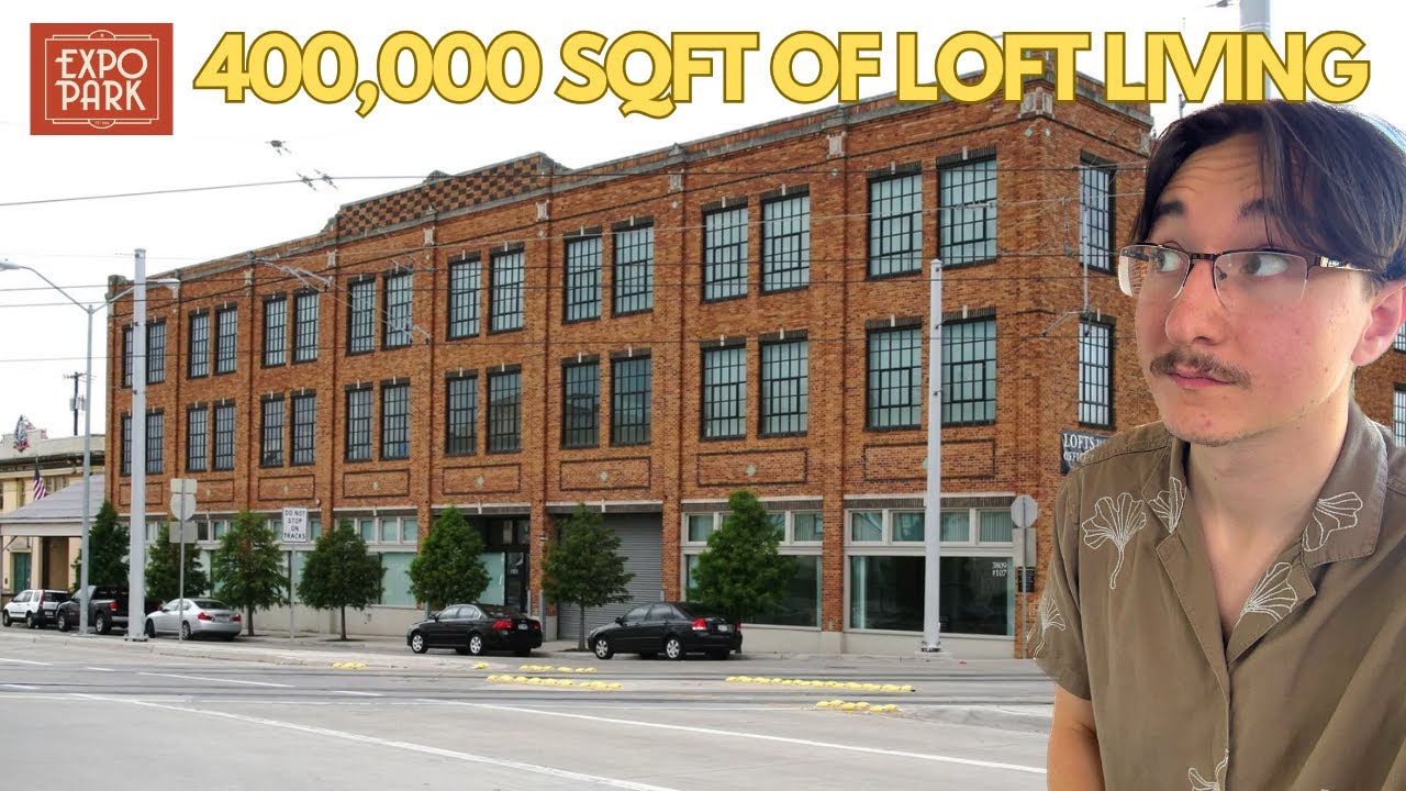 Expo Park Lofts  &bull; Live/Work Dallas Loft Tour &bull; Entire Building Floors Plans & History 