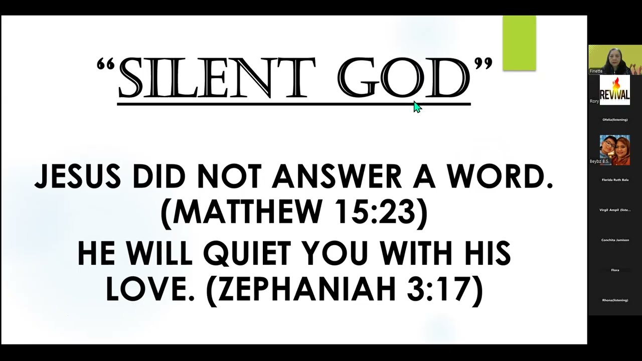 FEBRUARY 9/ SILENT GOD| BRO. VIRGIL AMPIL