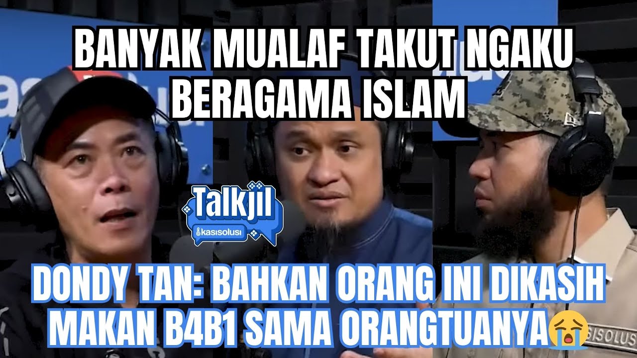 DONDY TAN TANYA USTADZ TENTANG SYARAT MASUK ISLAM SAMPAI HUKUM NIKAH BEDA AGAMA‼️