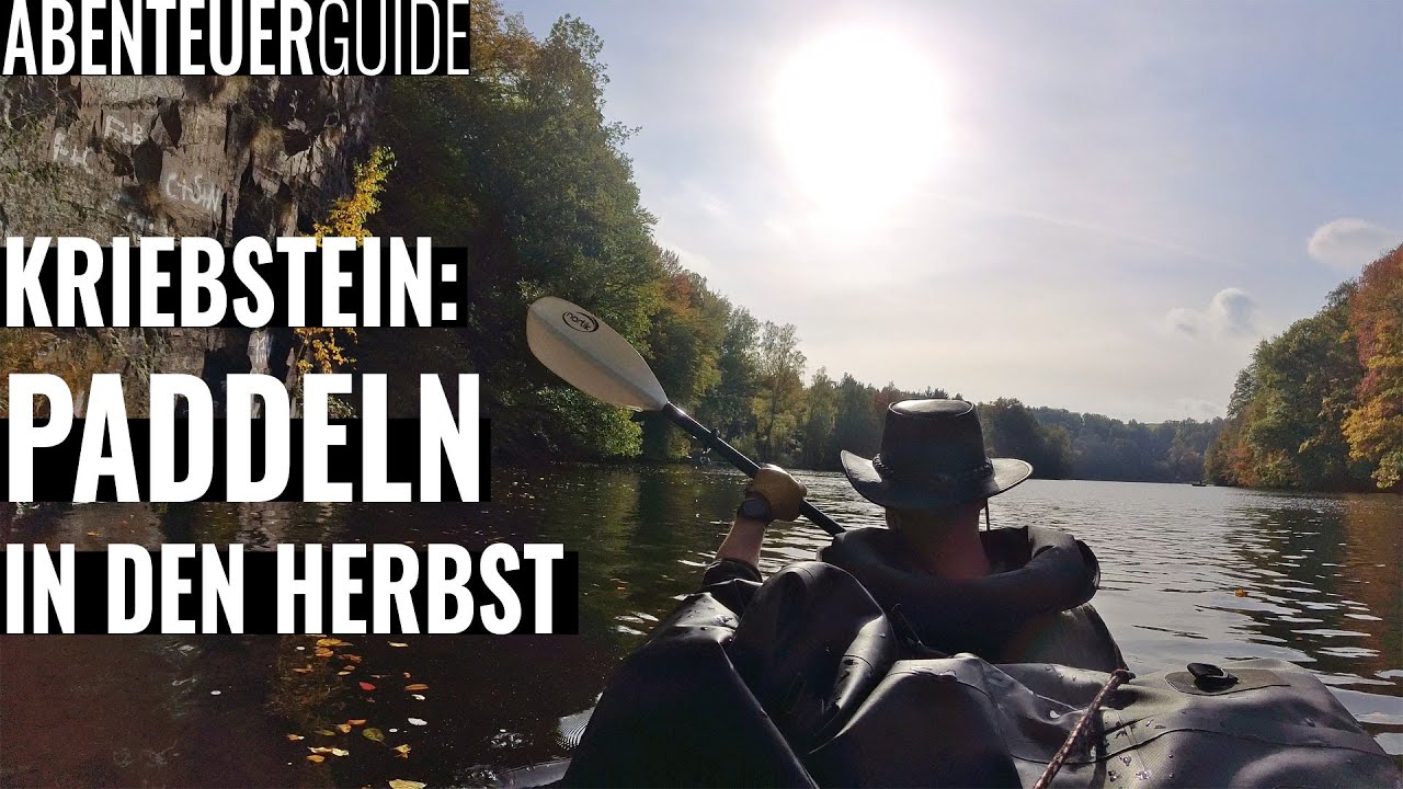 Die Kriebsteintalsperre - Kanutour im Herbst mit Übernachtung