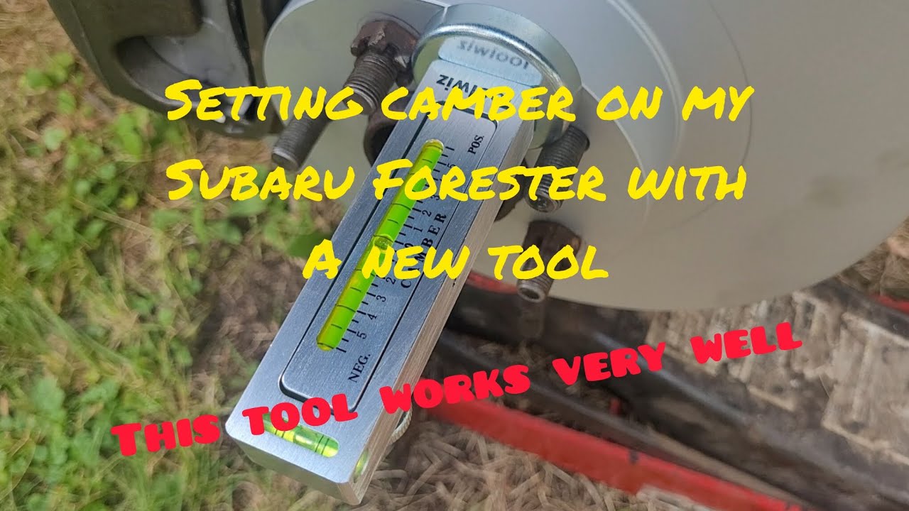 Subaru Forester gets its camber set with new tool