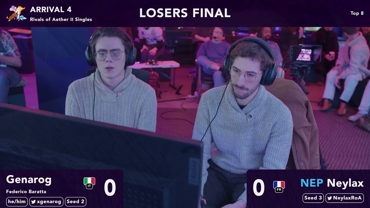 Genarog (Fleet) vs NEP | Neylax (La Reina) - ARRIVAL 4 - Rivals of Aether 2: Losers Finals