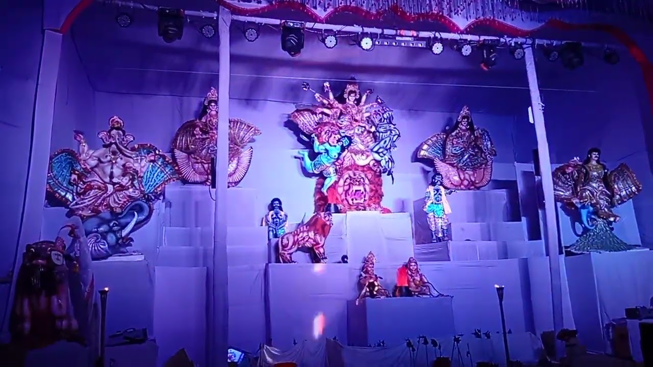রামপুর দাসপাড়া দূর্গা পূজা লাইটিং ভিডিও