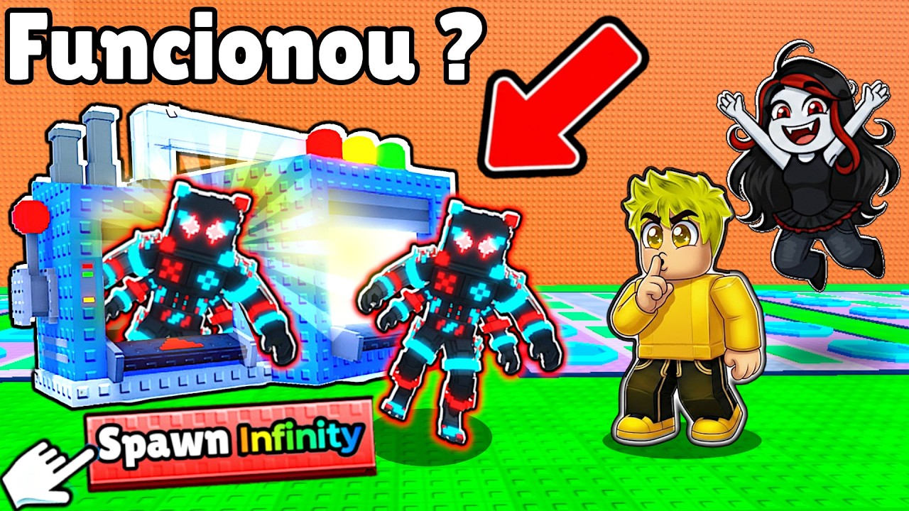 TESTEI BURLAS COM BRAINROTS INFINITOS NO FUJA DO TSUNAMI PARA BRAINROTS