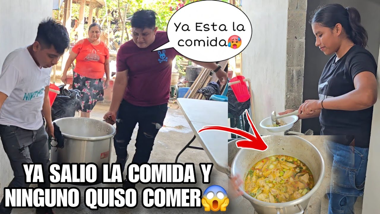 Llego La Hora De Servir El Gran Almuerzo Pero Nadie Quizo Comer De La Familia De URBIN😭🫢Veanlo