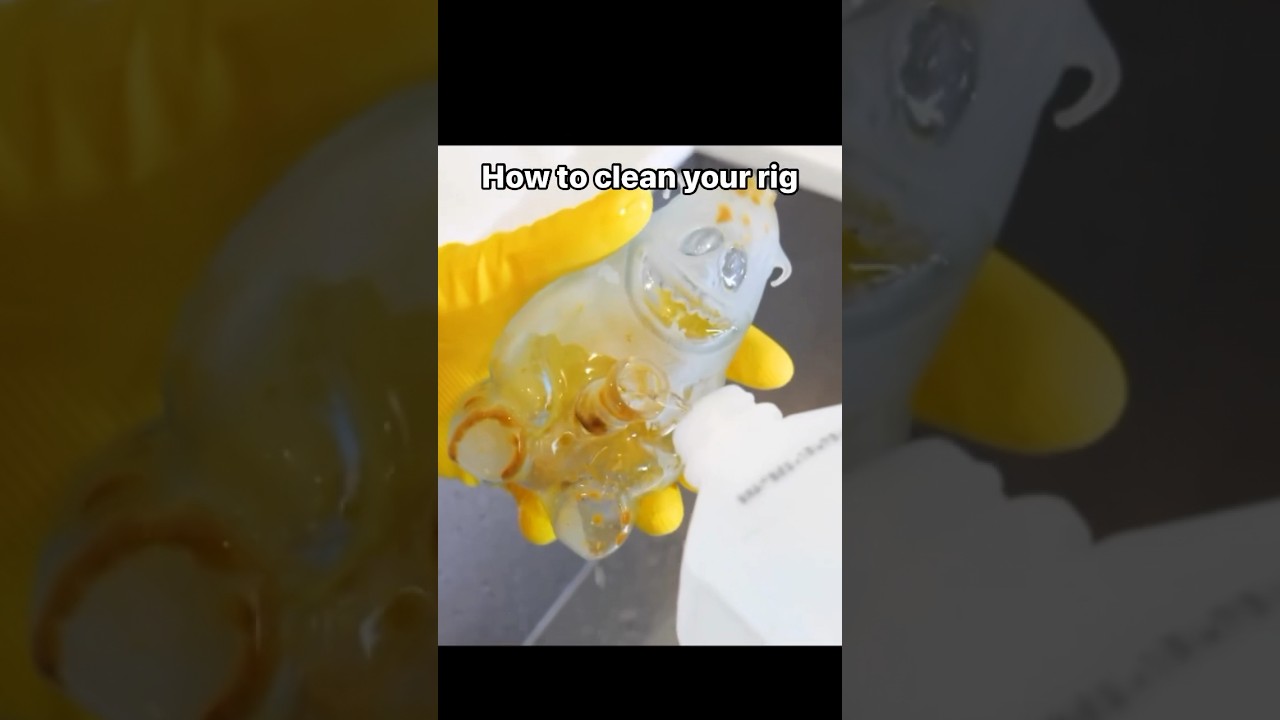 How to clean your dab rig #easy #homemade #diy