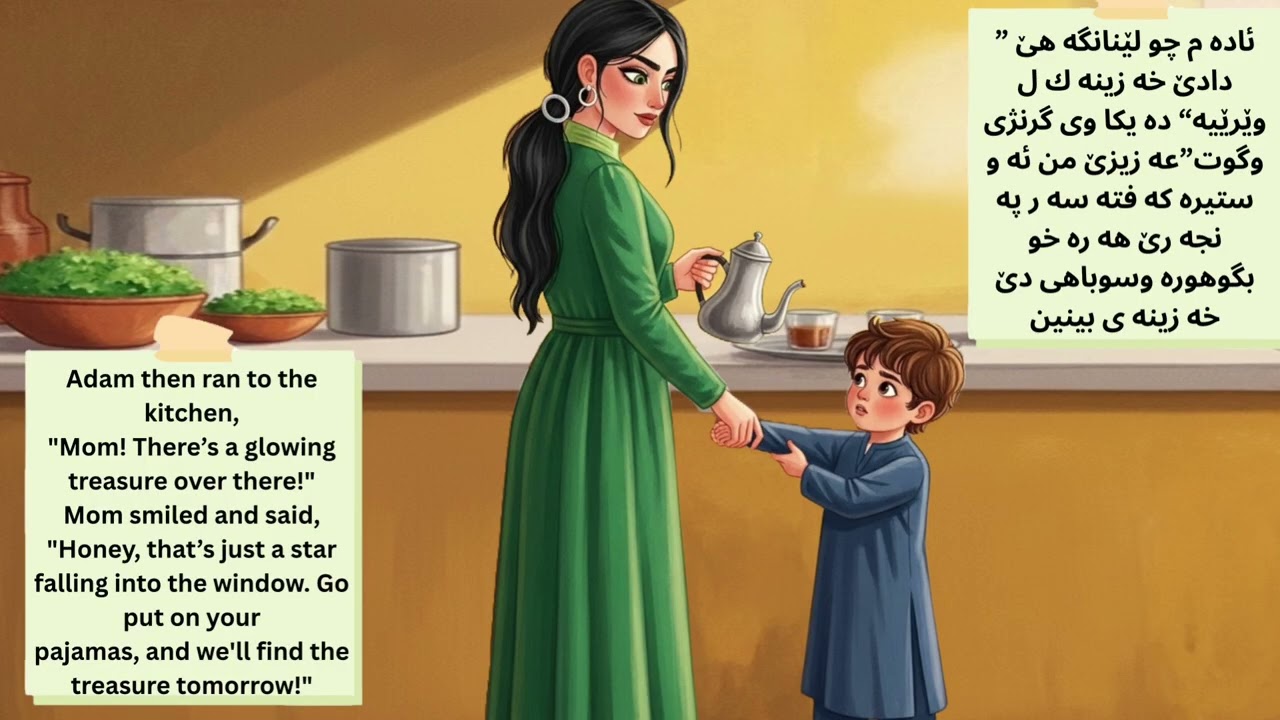 (Kurdish Behdini children story) about feelings 006 