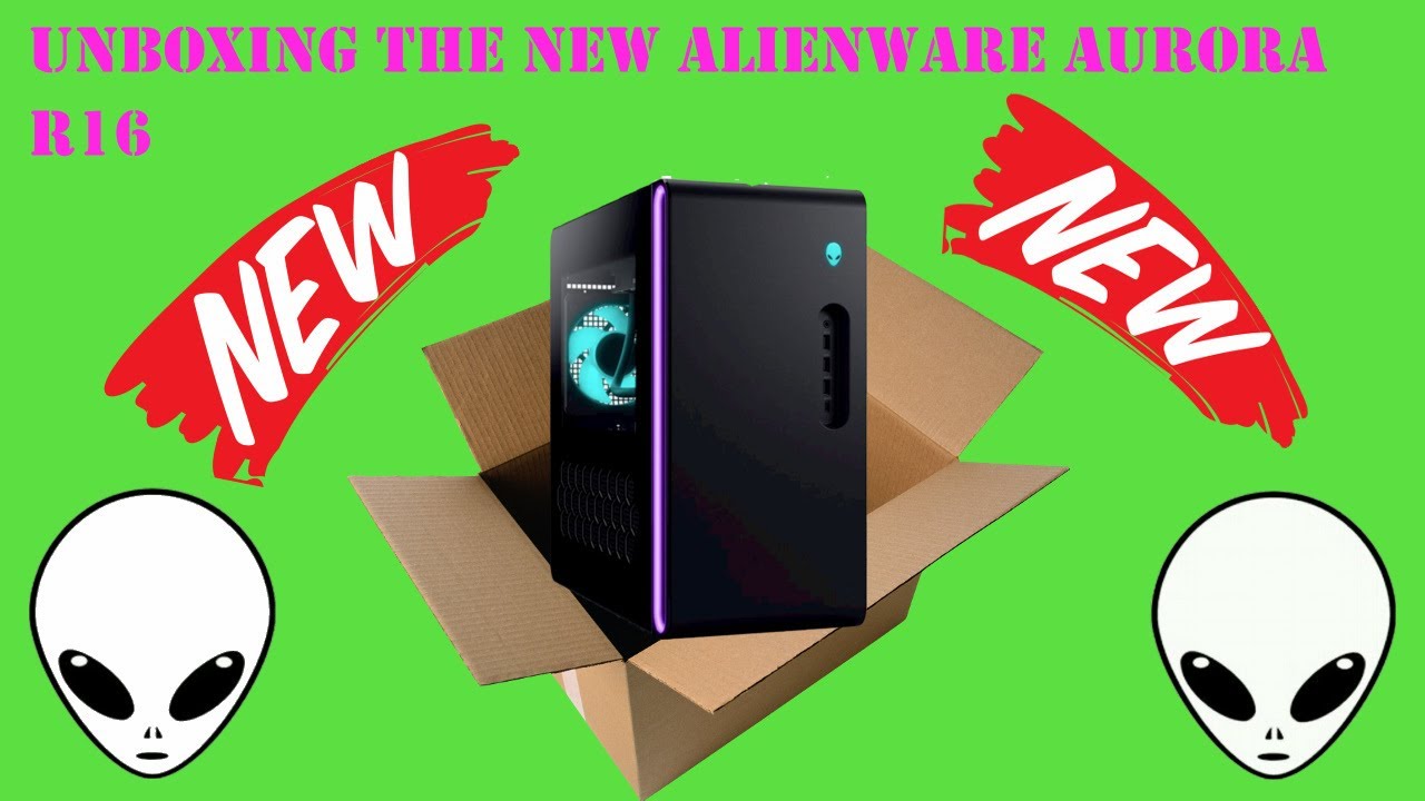 Unboxing the NEW Alienware Aurora R16 Gaming Desktop
