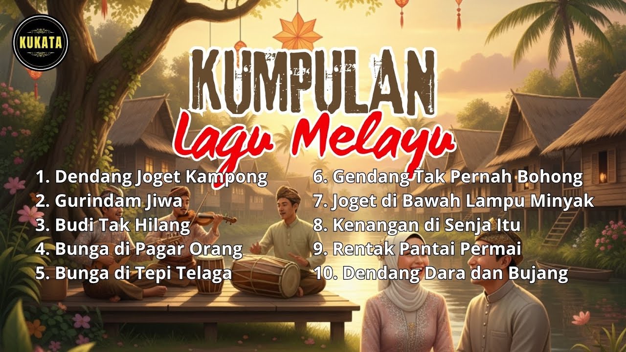 Kumpulan Lagu Melayu Terindah | Dendang Joget & Balada Jiwa – Edisi Musik Melayu | KuKata