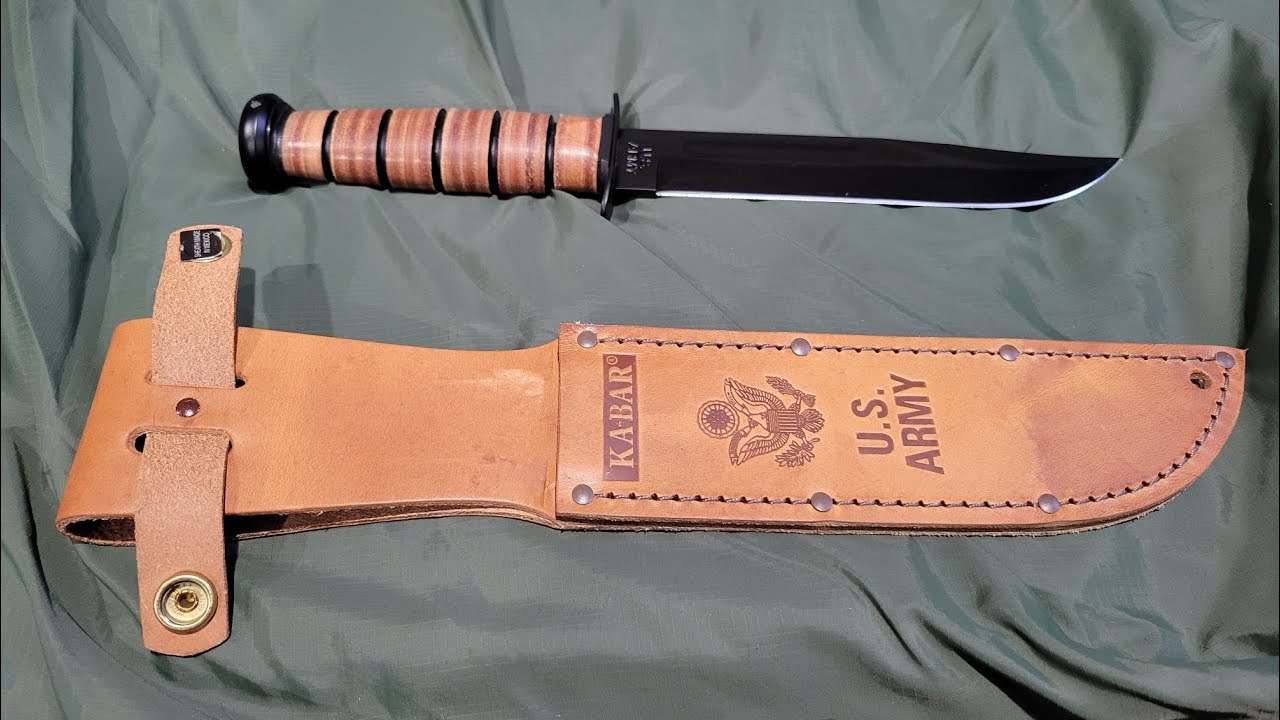 Ka-bar US army fighting knife review