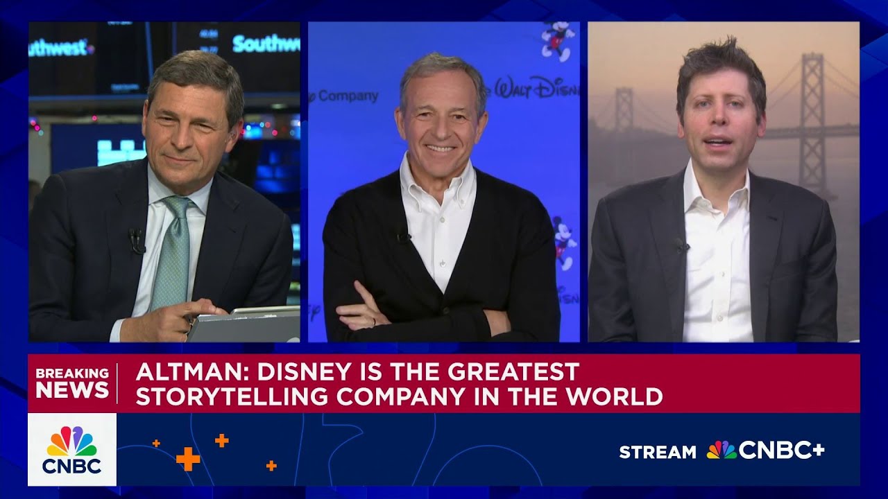 Disney CEO on $1 billion investment in OpenAI: 'This is a good investment for the company'