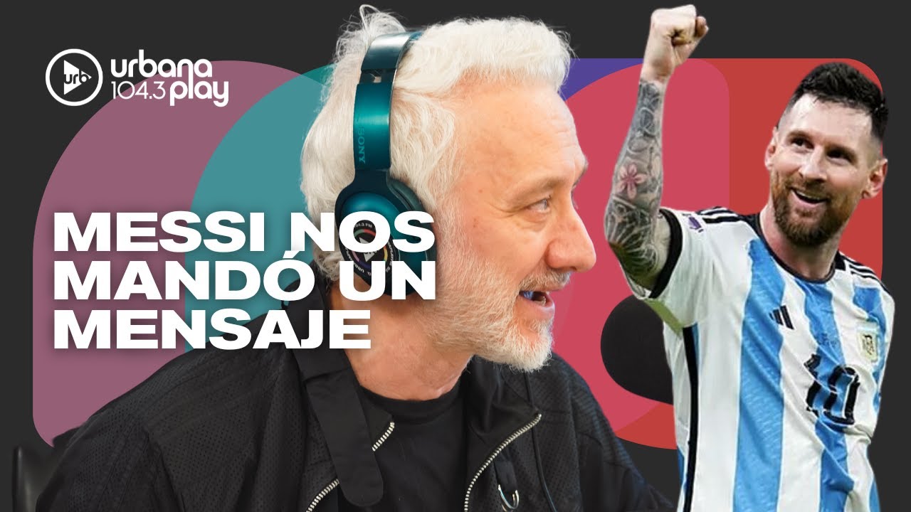 LEO MESSI NOS MANDÓ UN MENSAJE: SE EMOCIONÓ CON ANDY KUSNETZOFF Y CASCIARI EN #PERROS2022