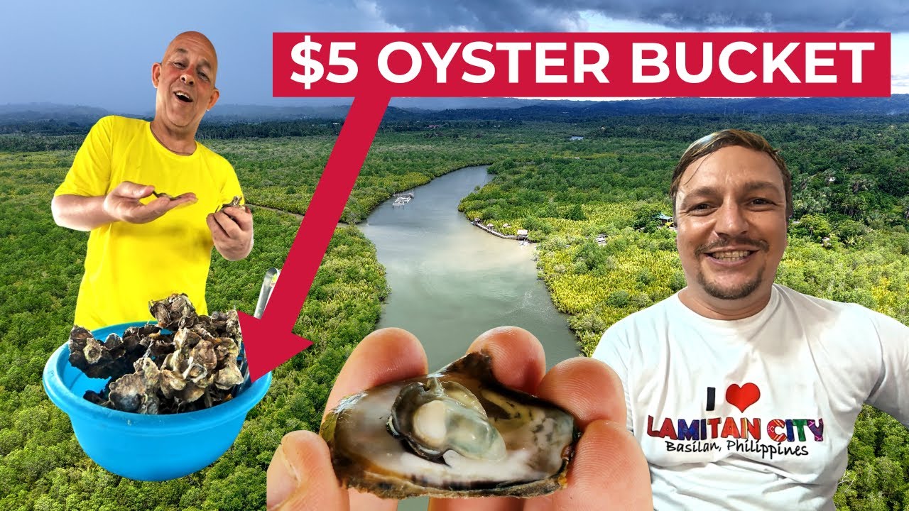 Bohol's CHEAPEST FRESHEST SEAFOOD BUCKET! Philippines Oyster Farming!