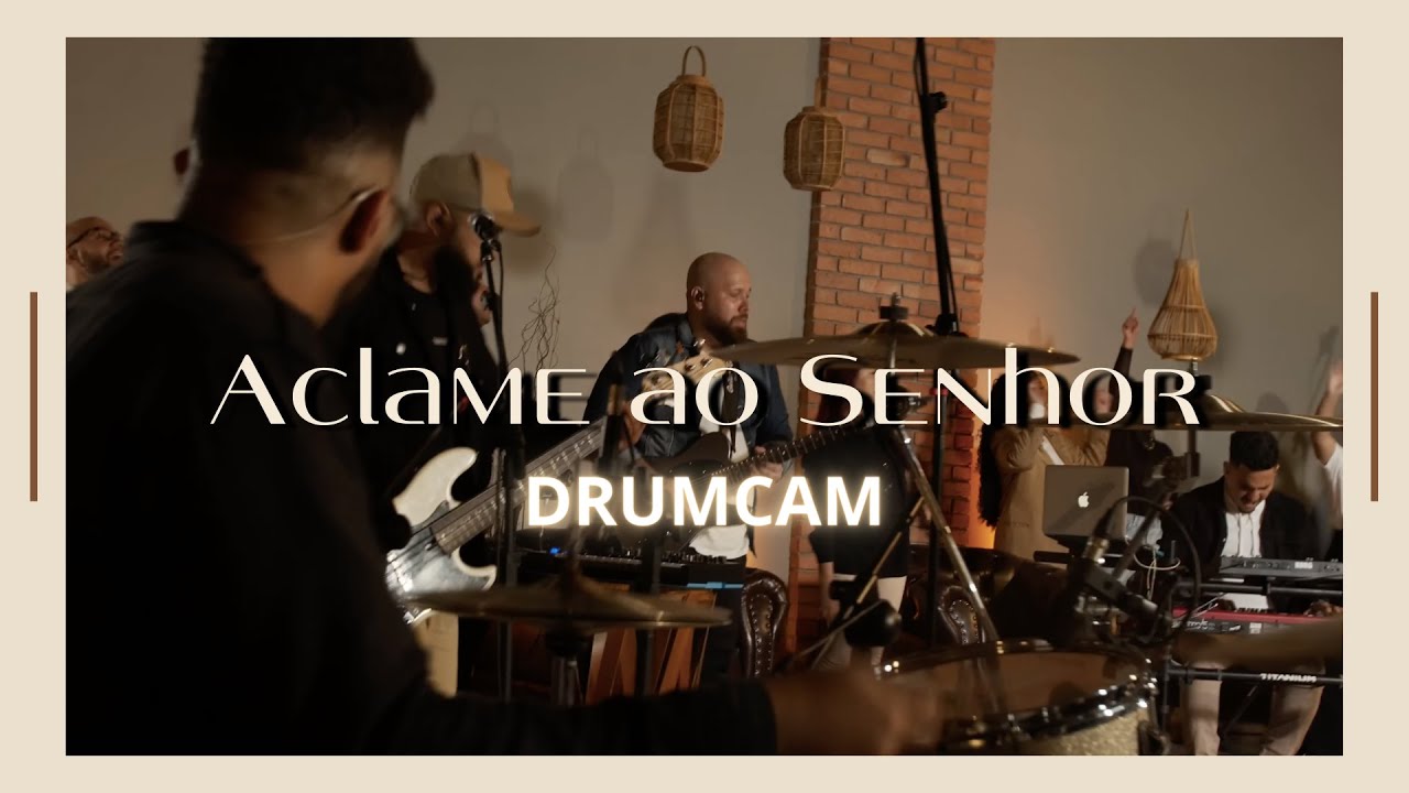 Aclame ao Senhor + Espontâneo | Abdiel Arsenio | DRUMCAM JONATAS PEIXE