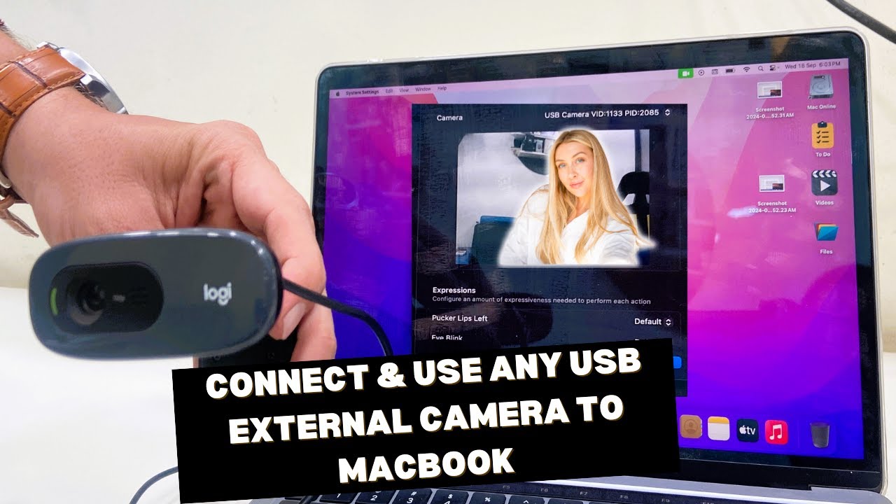 Как подключить и использовать любую внешнюю USB-камеру к MacBook