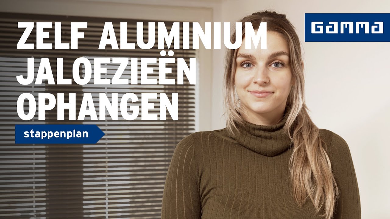 Aluminium jaloezieën: Simpel zelf ophangen en op maat maken! | GAMMA