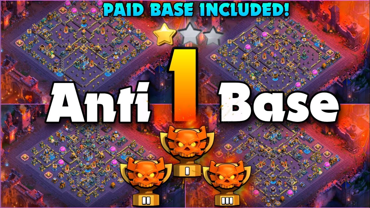 TESTED WORKING *NEW TH18 WAR* + *LEGEND* + *CWL BASE* LINKS | BEST TH18 ANTI 1 STAR Base 