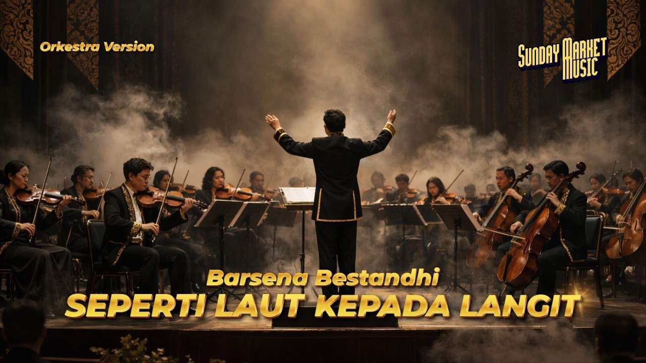 Barsena Bestandhi - Seperti Laut Kepada Langit - Orkestra Version (Lyric Video)