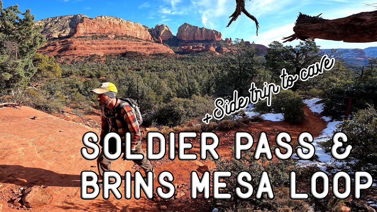 Пешеходный маршрут Soldier Pass & Brins Mesa Loop — умеренно сложный однодневный поход в Седоне с...
