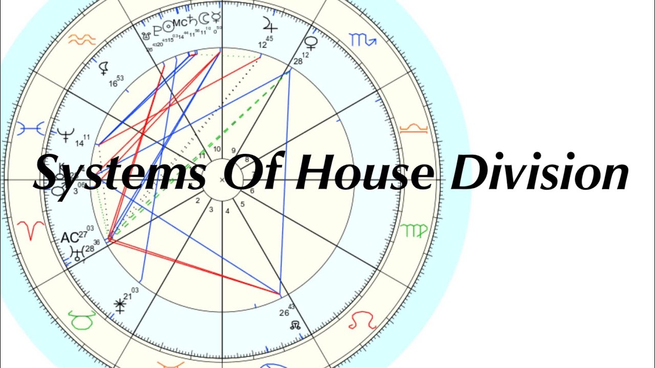 Systems of house division and the differences