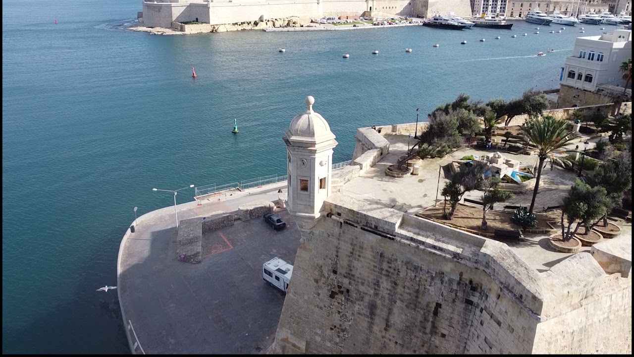 Malta Drone Footage - Senglea/Isla