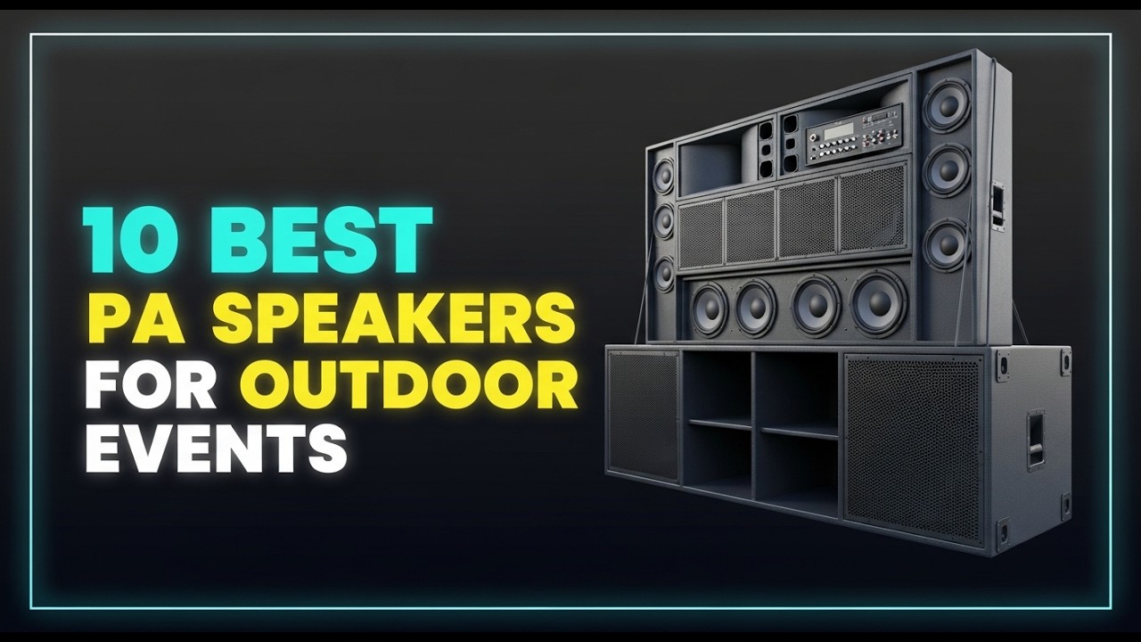 ✅Top 10 BEST PA Speakers for Outdoor Events in 2026 (Tested & Ranked)