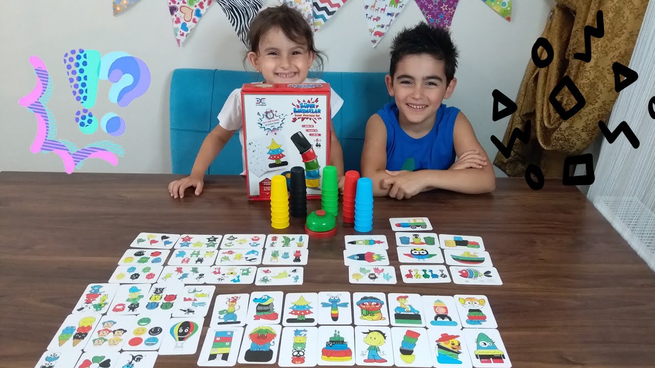 HIZLI SÜPER BARDAKLAR kutu açılımı. Eğlenceli çocuk videosu #sendeoyna #evdekal #hasbro #kutuoyunu