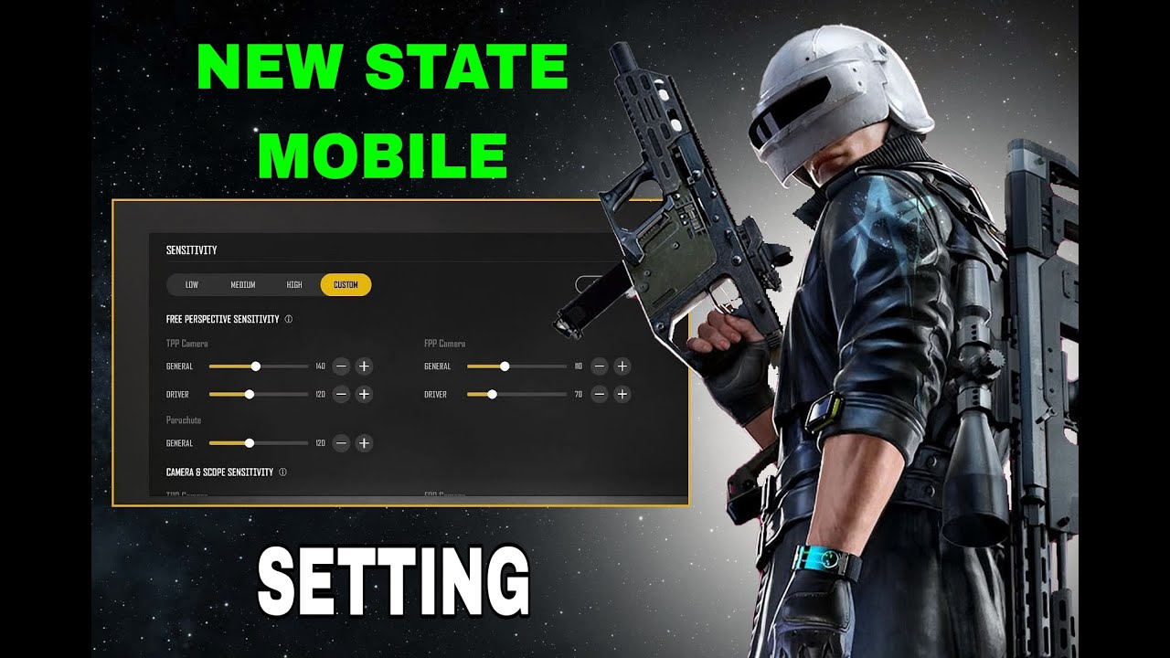 PUBG NEW STATE ရဲ့ setting အကြောင်း