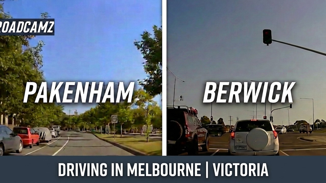 Driving in Melbourne 🚗 🇦🇺 | Pakenham to Berwick