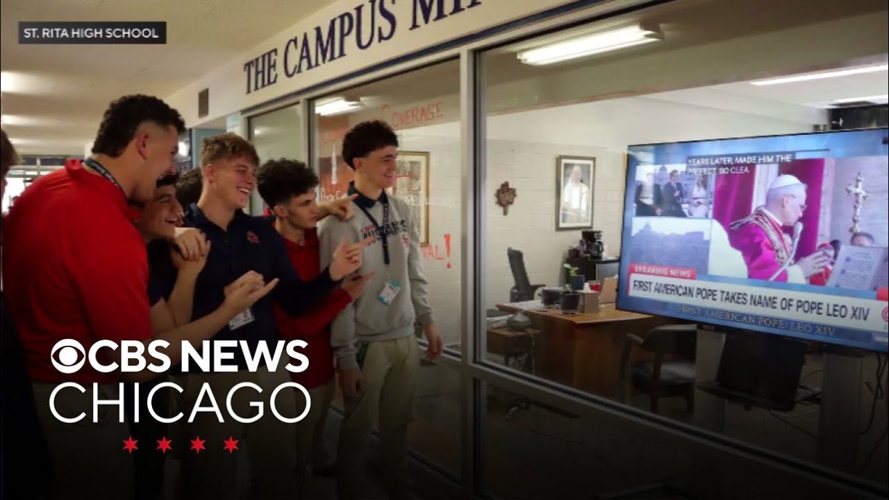 These St. Rita students picked Cardinal Robert Prevost for new pope just because he&rsquo;s from Chicago