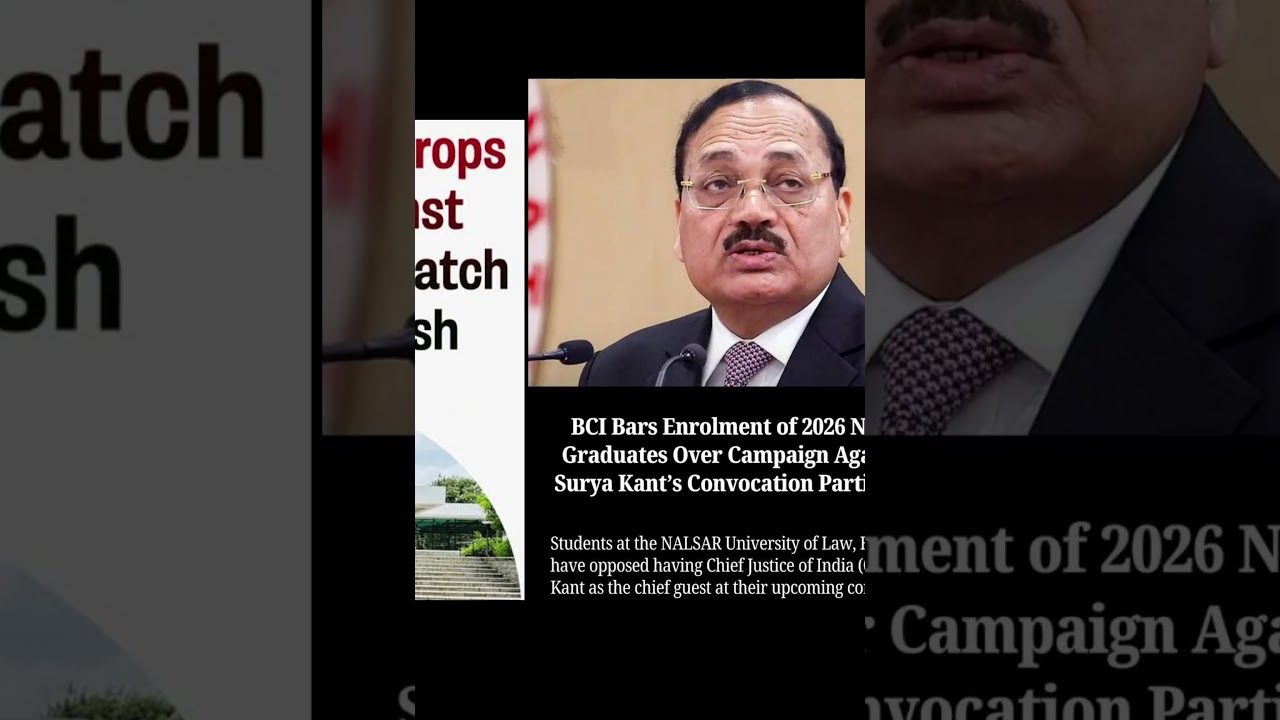 BCI drops inquiry against NALSAR 2026 batch.