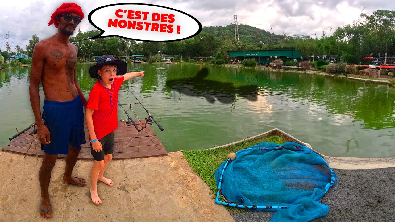 GROS Poisson Inattendu dans cet Étang très spécial !!! (Pêche en Thaïlande)
