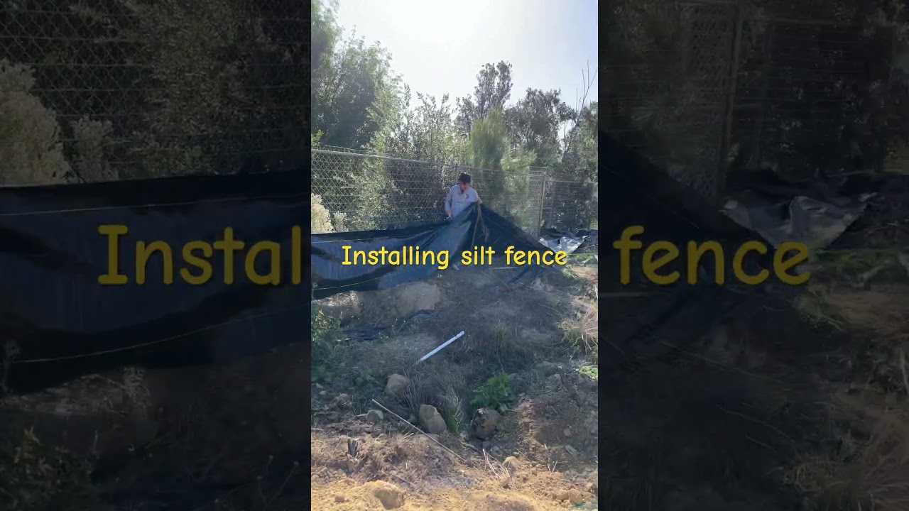 #siltfence #construction #shorts