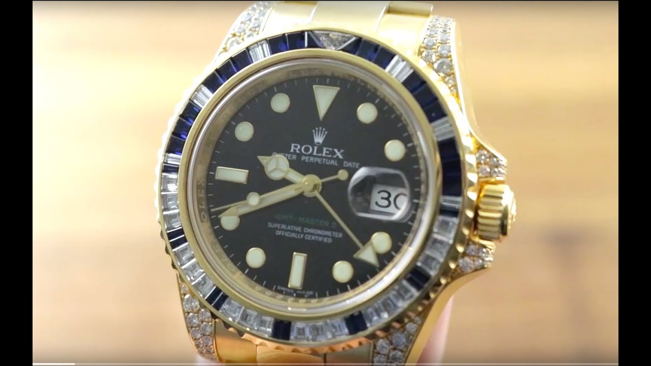 Rolex GMT-Master II Diamond-Sapphire 116758SA Rolex Watch Review