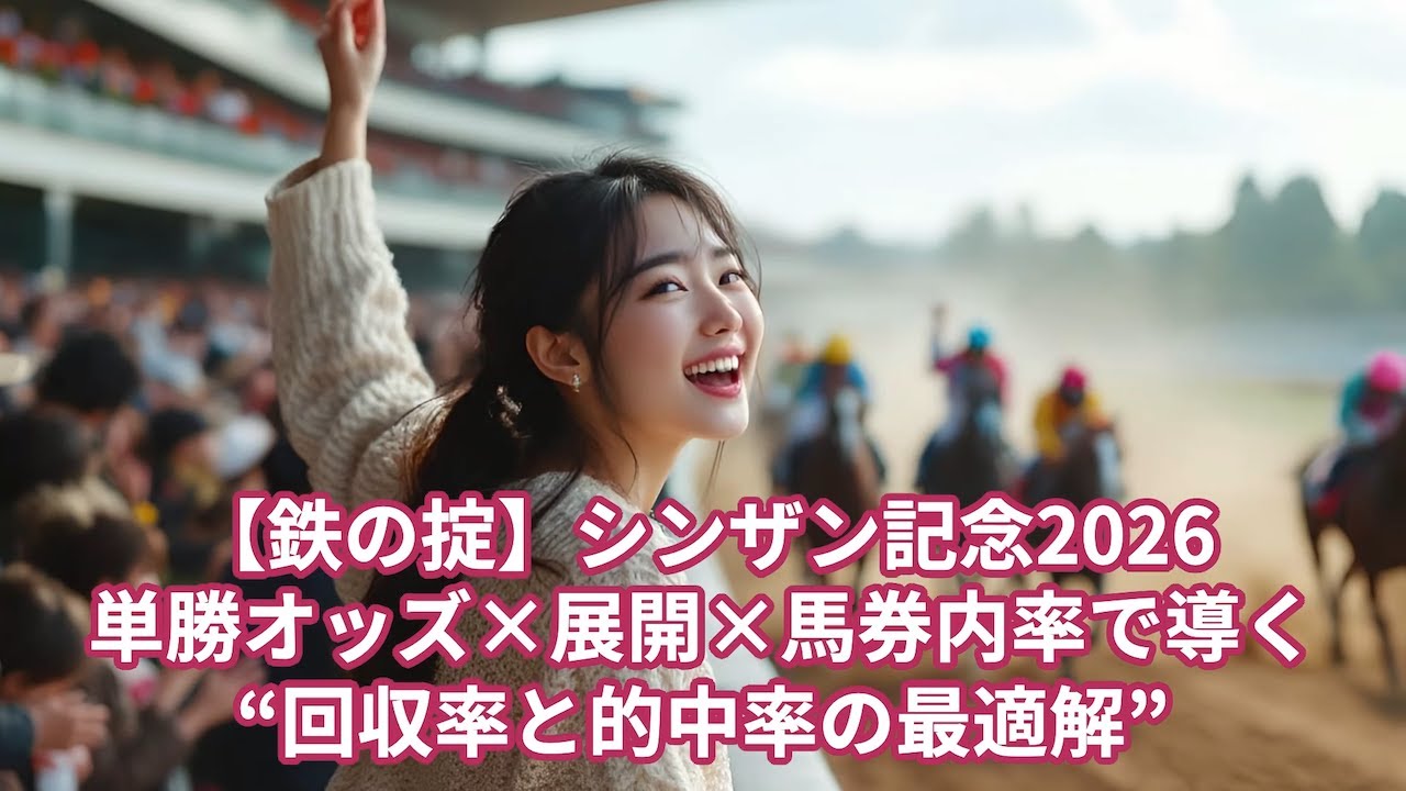 【追い込みの罠】その常識、京都マイルで通用する？シンザン記念の“鉄の掟”に乗るべき馬はどれだ　#競馬研究 #予想 #雑学 #解説 #そうだ