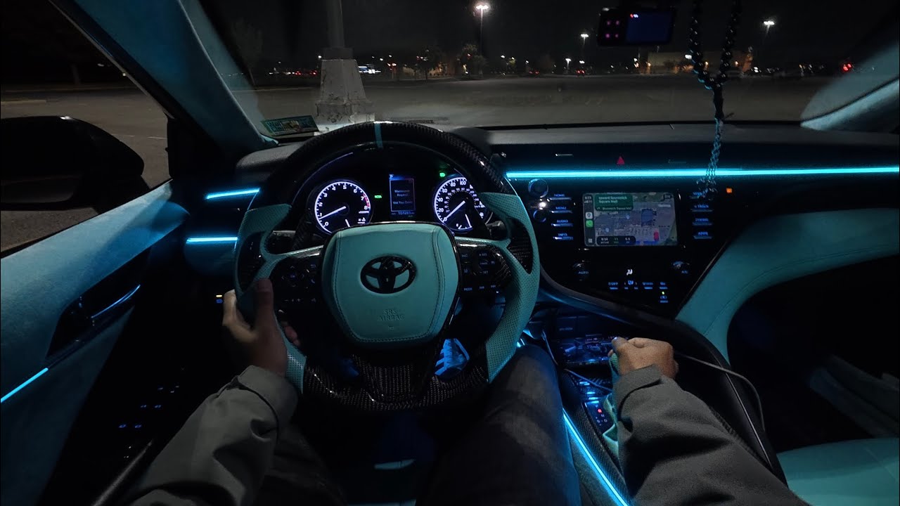 *MODIFIED* 2018 Toyota Camry SE NIGHT POV Drive.. #toyotacamry #explorepage 