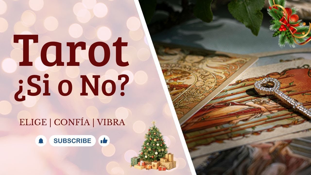 🎯TAROT  &iquest;Si? o &iquest;No? - Usa las 3 opciones - Tarot Interactivo 🐢🎄