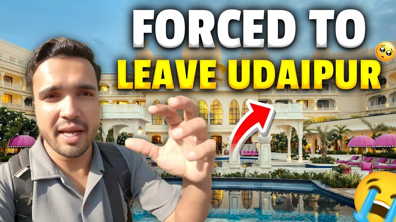 Had to run away from Udaipur 😭 | Udaipur | Salim K Vlogs