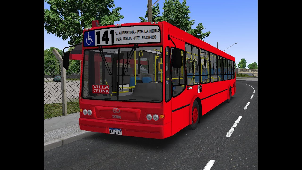 Omsi 2 Argentina Tatasa D12 / Mapa Bolsao IV, linea 141
