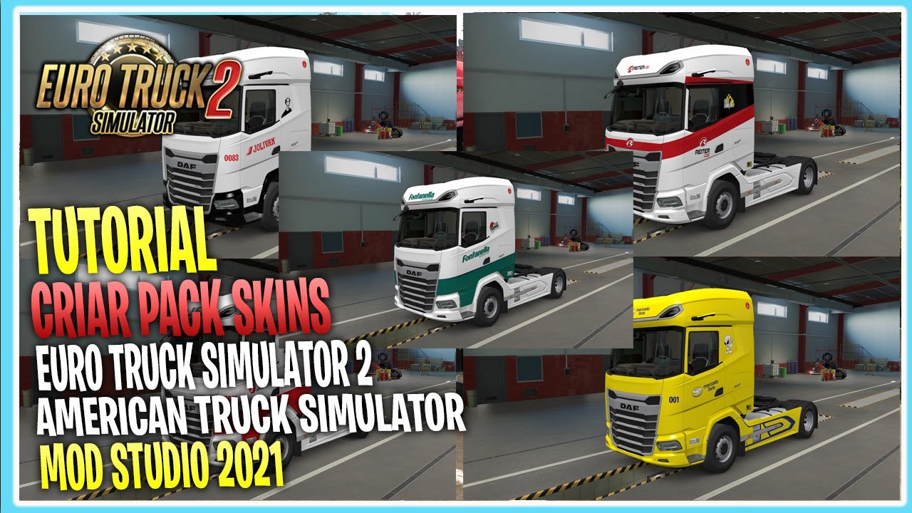 COMO CRIAR PACK DE SKINS PARA ETS 2 E AMERICAN TRUCK SIMULATOR MOD STUDIO 2021