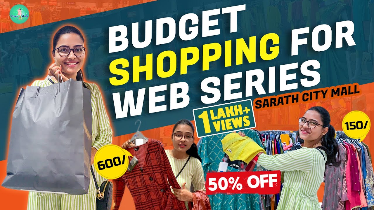 Budget Shopping For Web Series | Sarath City Mall | 5000 rs Shopping | Priya's Studio💃🏻