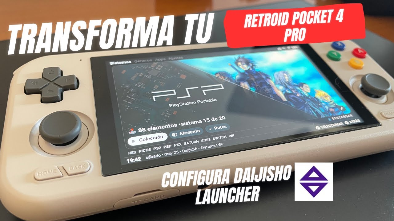 ¡Daijisho convierte tu Retroid Pocket 4 Pro en una máquina!