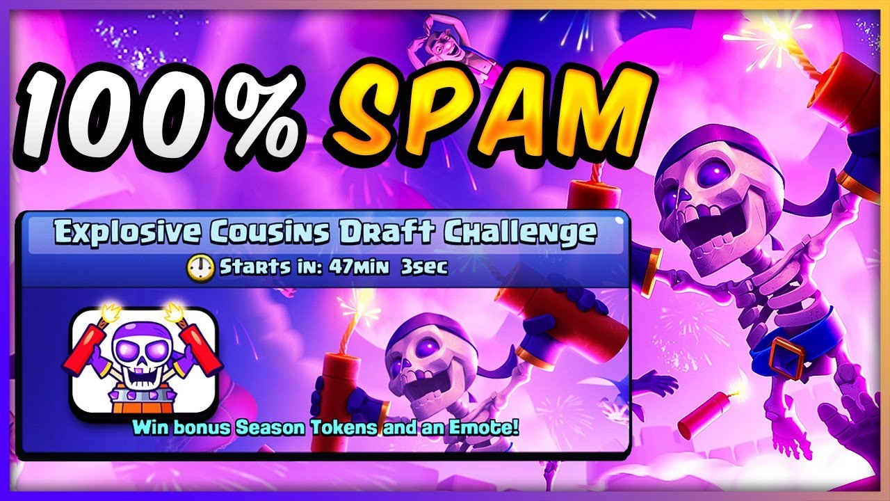 EXPLOSIVE COUSINS DRAFT CHALLENGE in CLASH ROYALE!