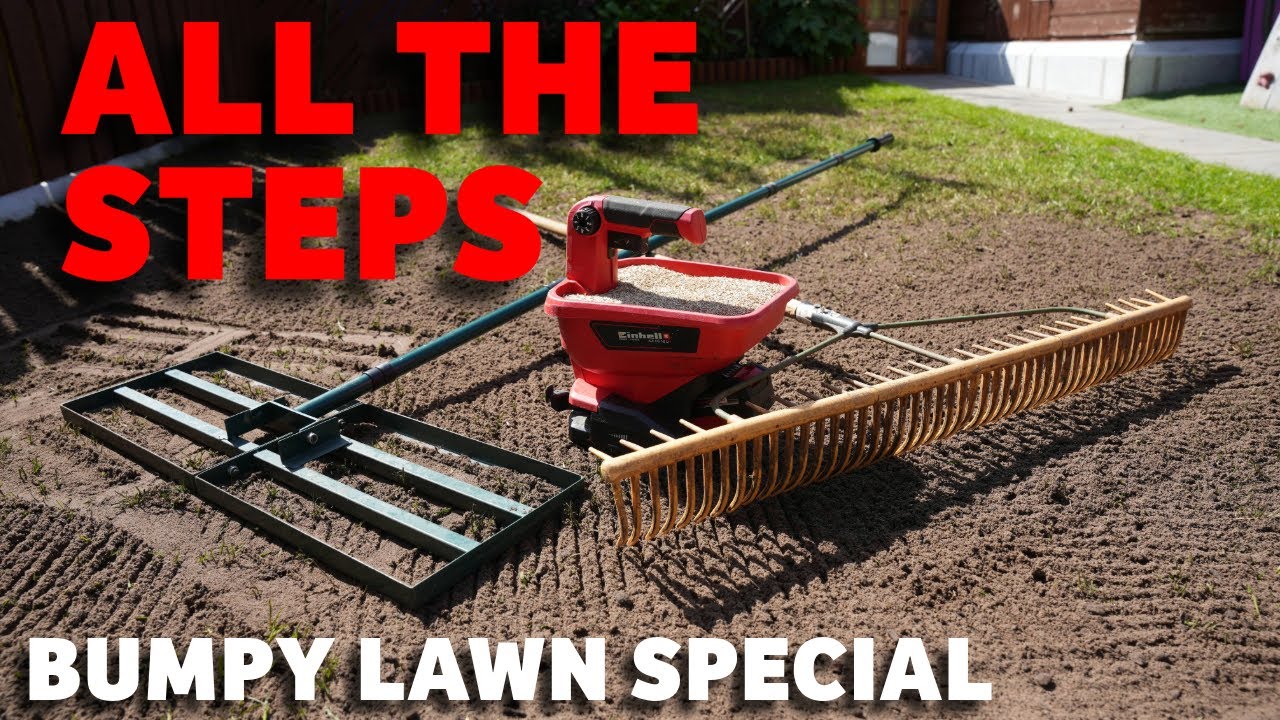 How to Level a Small Bumpy Lawn the easy way